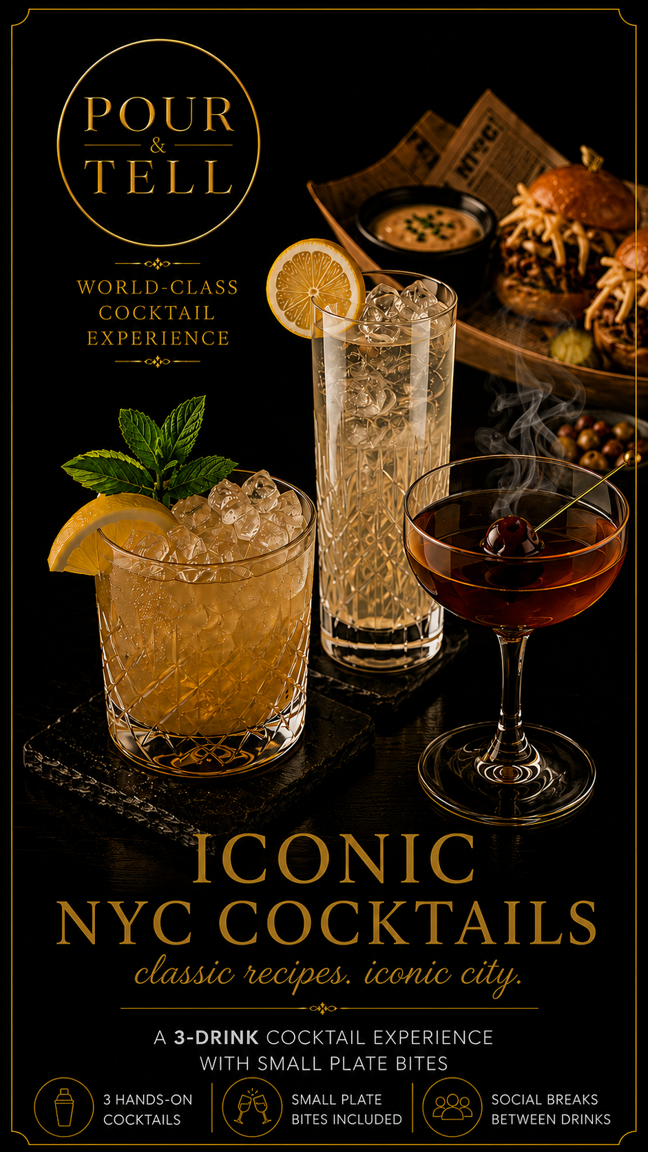 Sep. 4, 7pm, Iconic NYC Cocktails